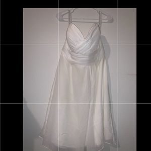 Size 13 white graduation dress.